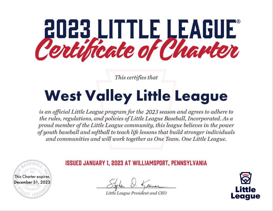 2023 WVLL Charter